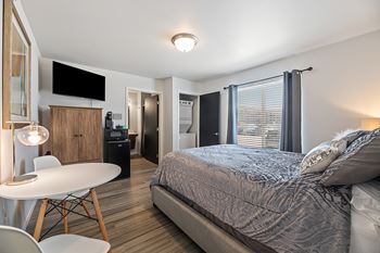 Spacious bedroom